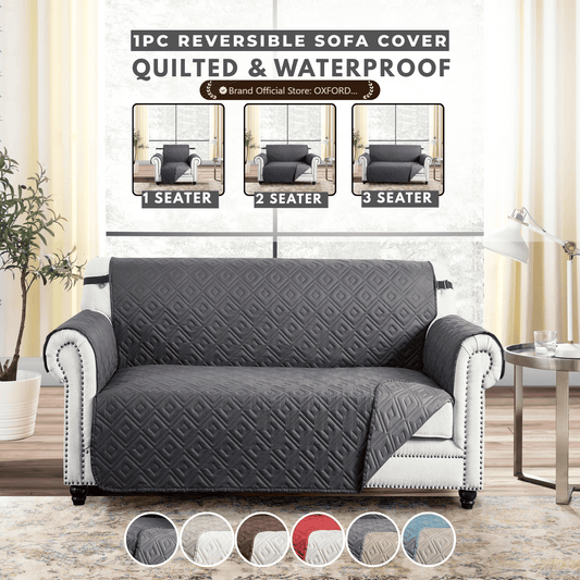 Recliner Sofa Cover Non Slip Quilted — Single Seat Furniture Protector for Living Room