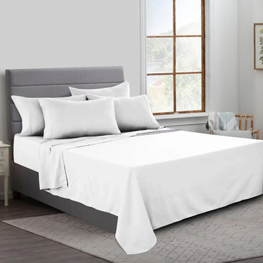 Flat Bed Sheet 200 Thread Count — Single Double King Super King Sizes