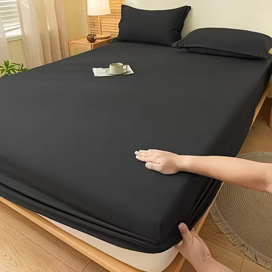 Fitted Bed Sheet Deep Pocket Cotton — Single Double King Super King Sizes