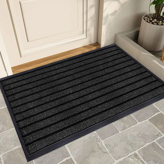 Heavy Duty Rubber Door Mat Non Slip — Entrance Runner Rug for Hall Kitchen