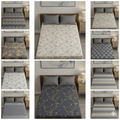 Printed Fitted Sheet Floral Pattern — Double King Size with Pillowcases