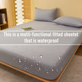 Waterproof Quilted Mattress Protector Deep Pocket — Stretch Fitted Cover 8-16 Inch