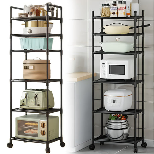 6-Tier Rolling Storage Cart — image 1
