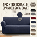 Elastic Sofa Cover Stretch Full Cover — Slipcover for 3 Seater Living Room Sofa