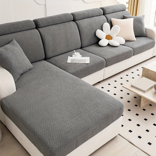 Elastic Sofa Cover Non-Slip — Pet Friendly Stretch Couch Protector