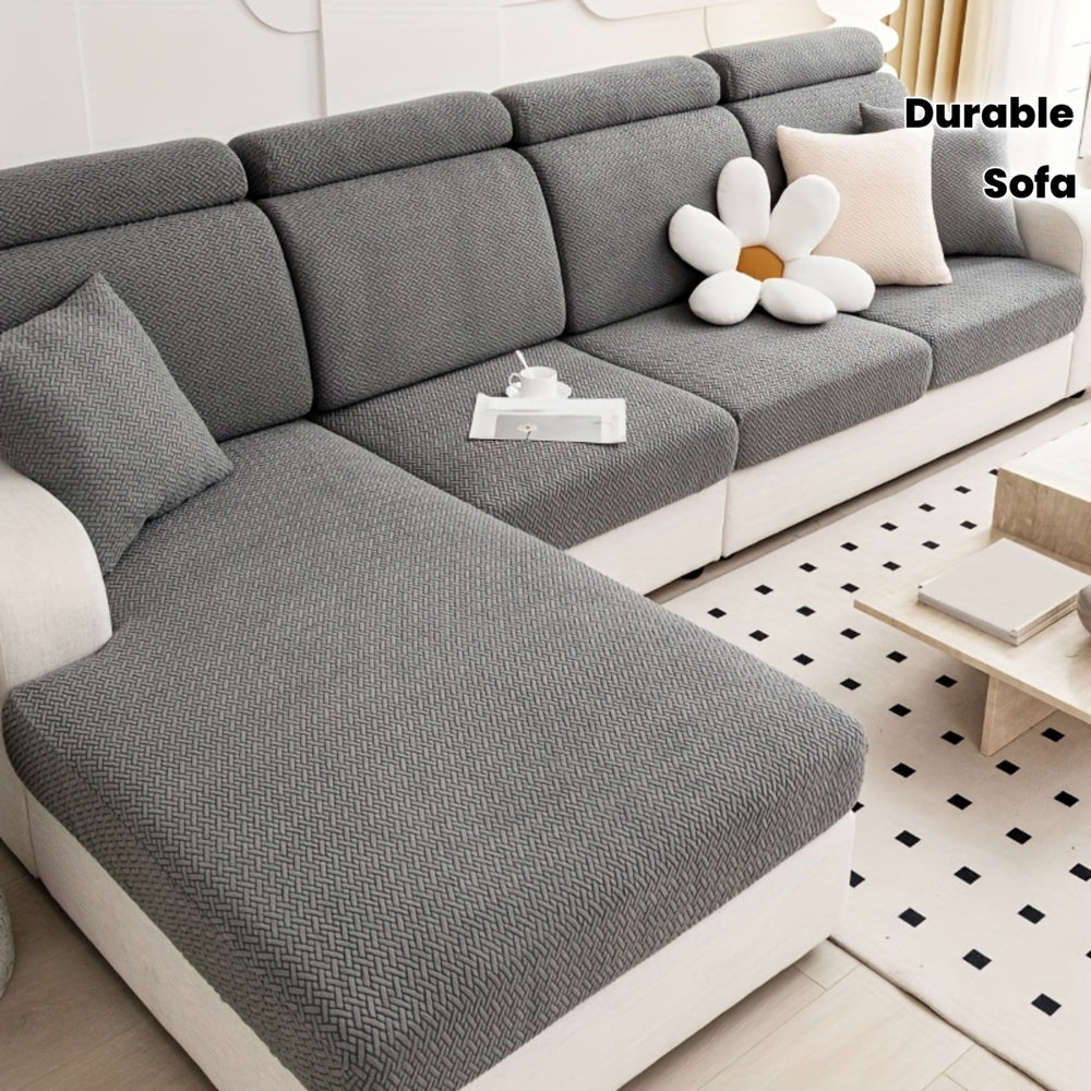 Elastic Sofa Cover Non-Slip — Pet Friendly Stretch Couch Protector