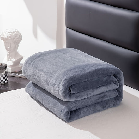 Extra Large Super Soft Fleece Blanket | Reversible Plush Throw | Double & King Size