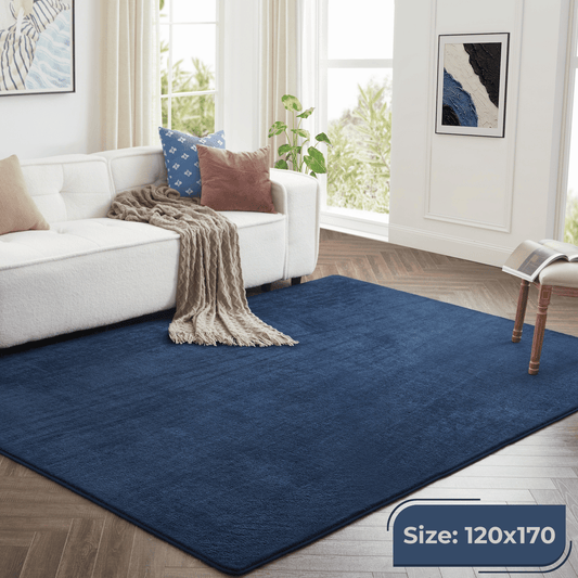 Fluffy Shaggy Area Rug Soft Pile — Runner Carpet for Living Room Bedroom Kitchen