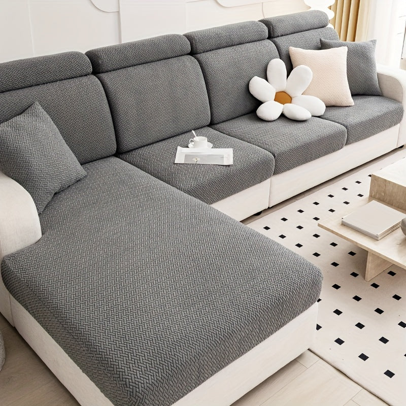 Elastic Sofa Cover Non-Slip — Pet Friendly Stretch Couch Protector