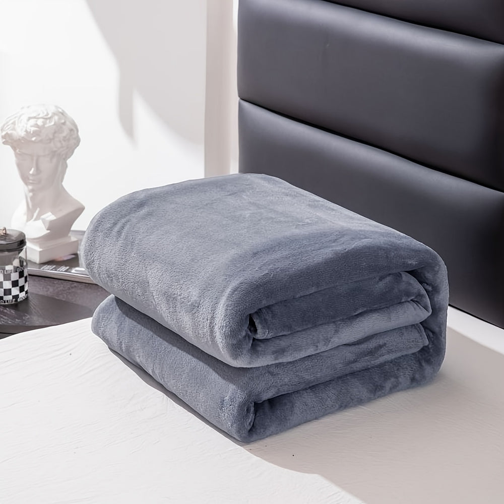 Extra Large Super Soft Fleece Blanket | Reversible Plush Throw | Double & King Size