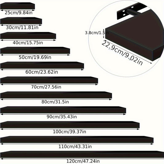 High-Gloss Floating Wall Shelf — image 2