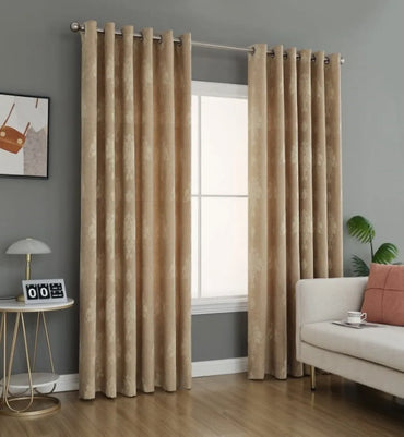 Jacquard Eyelet Curtains, Fully Lined with Tie Backs