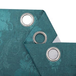 Jacquard Eyelet Curtains, Fully Lined with Tie Backs