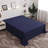 Microfiber Flat Bed Sheet Wrinkle Resistant — TXWDAQ Queen King Size Sheets