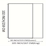 Microfiber Flat Bed Sheet Wrinkle Resistant — TXWDAQ Queen King Size Sheets