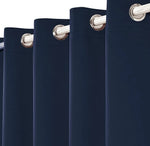 Blackout Curtains 2 Panel Set — Grommet Top Thermal Insulated Room Darkening Curtains for Bedroom Living Room