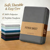Fitted Sheet 2 Pack Extra Deep Pocket — Polyester Bed Sheets Single Double King Super King