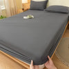Fitted Bed Sheet Deep Pocket Cotton — Single Double King Super King Sizes