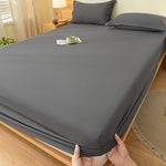 Fitted Bed Sheet Deep Pocket Cotton — Single Double King Super King Sizes