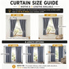 100% Blackout Curtains 2 Panel Set, Noise Reducing