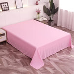 Microfiber Flat Bed Sheet Wrinkle Resistant — TXWDAQ Queen King Size Sheets