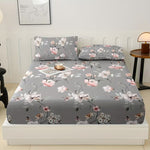 oral Fitted Sheet Deep Pocket Polyester — Non-Slip Wrinkle Resistant King Queen Twin