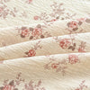 Double Layer Gauze Fitted Sheet Floral Print — Breathable Mattress Cover for Bedroom