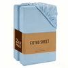 Fitted Sheet 2 Pack Extra Deep Pocket — Polyester Bed Sheets Single Double King Super King
