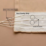Pencil Pleat Blackout Curtains, Thermal Lined with Tie Backs