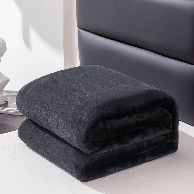Soft Fleece Mink Throw Blanket | Faux Fur Plush Bed Sofa Blanket | All Season