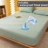 Waterproof Fitted Mattress Protector Sheet — Single Double King Size Bed Cover