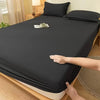 Fitted Bed Sheet Deep Pocket Cotton — Single Double King Super King Sizes