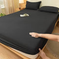 Fitted Bed Sheet Deep Pocket Cotton — Single Double King Super King Sizes