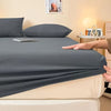 Fitted Bed Sheet Deep Pocket Cotton — Single Double King Super King Sizes
