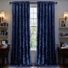 Crushed Velvet Curtains 2 Panels, Rod Pocket, Light Filtering