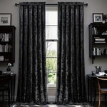 Crushed Velvet Curtains 2 Panels, Rod Pocket, Light Filtering