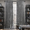 Crushed Velvet Curtains 2 Panels, Rod Pocket, Light Filtering