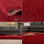 Fluffy Shaggy Area Rug Soft Pile — Runner Carpet for Living Room Bedroom Kitchen