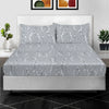 Printed Fitted Sheet Floral Pattern — Double King Size with Pillowcases