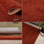 Fluffy Shaggy Area Rug Soft Pile — Runner Carpet for Living Room Bedroom Kitchen