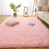 Fluffy  Area Rug Plush Shag Carpet — Soft Rug for Living Room Bedroom