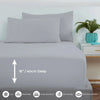 Extra Deep Fitted Sheet 16 Inch Pocket — Single Double King Super King Sizes