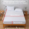 Waterproof Mattress Protector Extra Deep Fitted — Noiseless Bed Sheet Cover UK