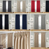 Pencil Pleat Blackout Curtains, Thermal Lined with Tie Backs