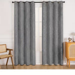 Metallic Foil Branch Blackout Curtain, 1 Panel, Grommet Top