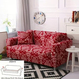 Bohemian Mandala Print Stretch Sofa Cover — Elastic Couch Slipcover with Pillowcase